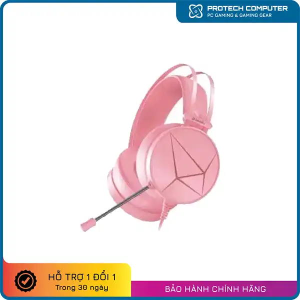 Tai nghe DareU EH722X 7.1  QUEEN Pink
