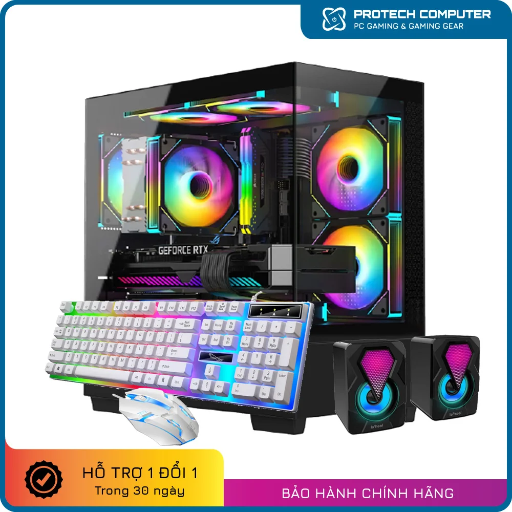 Cheap PC Gaming (H610 - i5 12400F - RTX 3050 6Gb - DDR4 16Gb - M.2 240Gb - 600W)