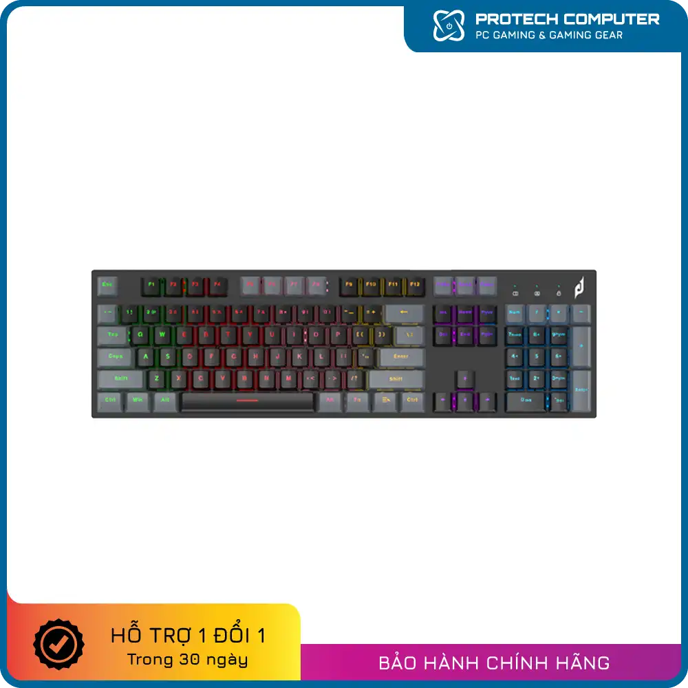 Bàn phím EDRA EK315X GRAY BLACK