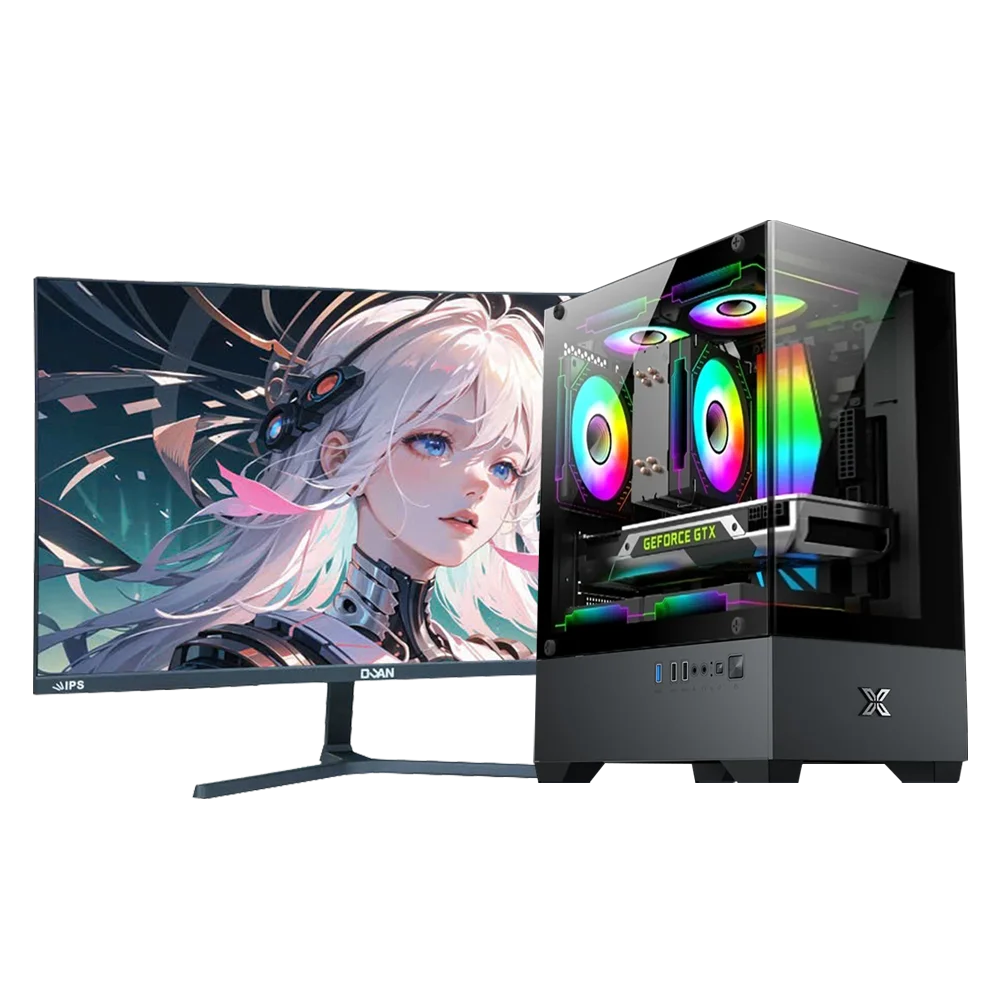 Gaming PC Mid (i5 14400F | Ram 16Gb | GTX 1060 6Gb | SSD 256GB | H610M-S | 500W | Màn 24'' 144Hz)