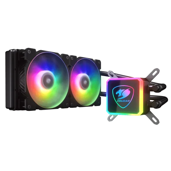 Tản nhiệt nước Cougar Aqua 240 ARGB Black