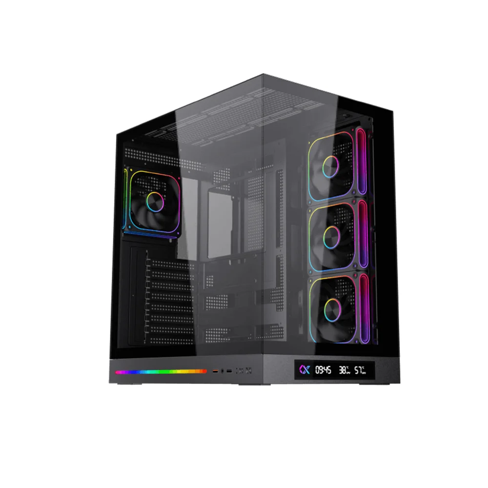 Vỏ case Xigmatek Cloud M DGT Black (mATX/ Màu Đen)