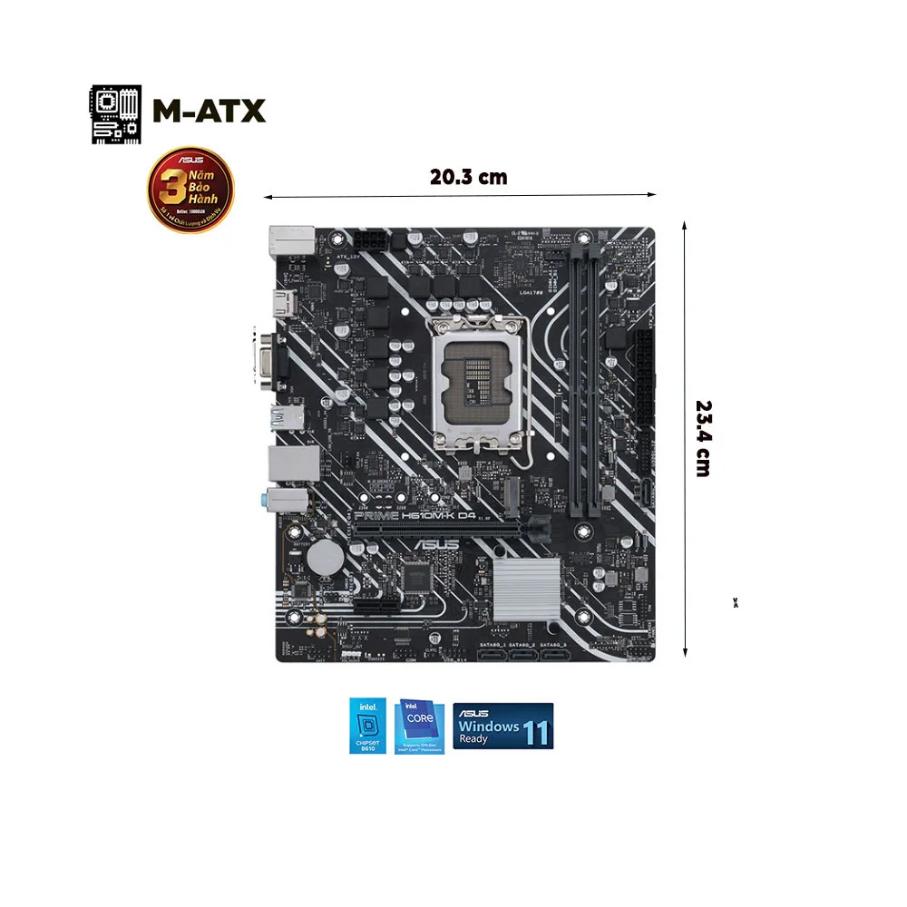 Mainboard ASUS Prime H610M-K D4