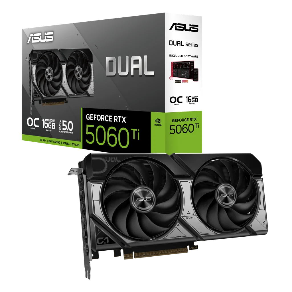 Card màn hình Asus DUAL RTX 5060 Ti 16G OC