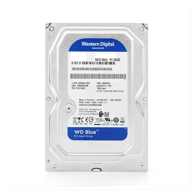 Ổ Cứng HDD WD 2TB Blue (3.5 inch, 7200RPM, SATA III, 256MB Cache)