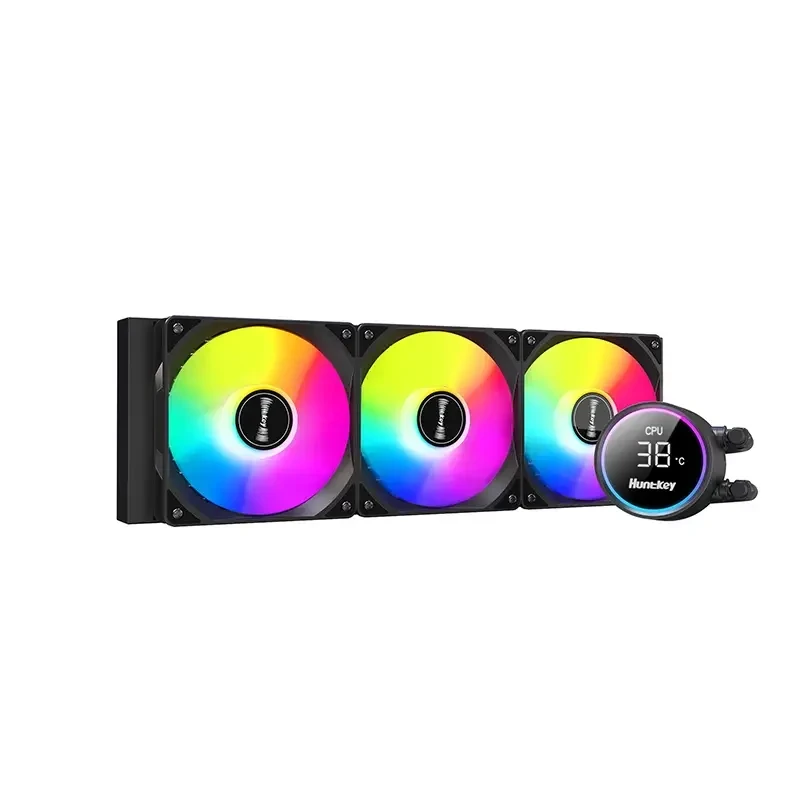 Tản nhiệt nước AIO Huntkey GX360R Blacktip Shark Black Led ARGB