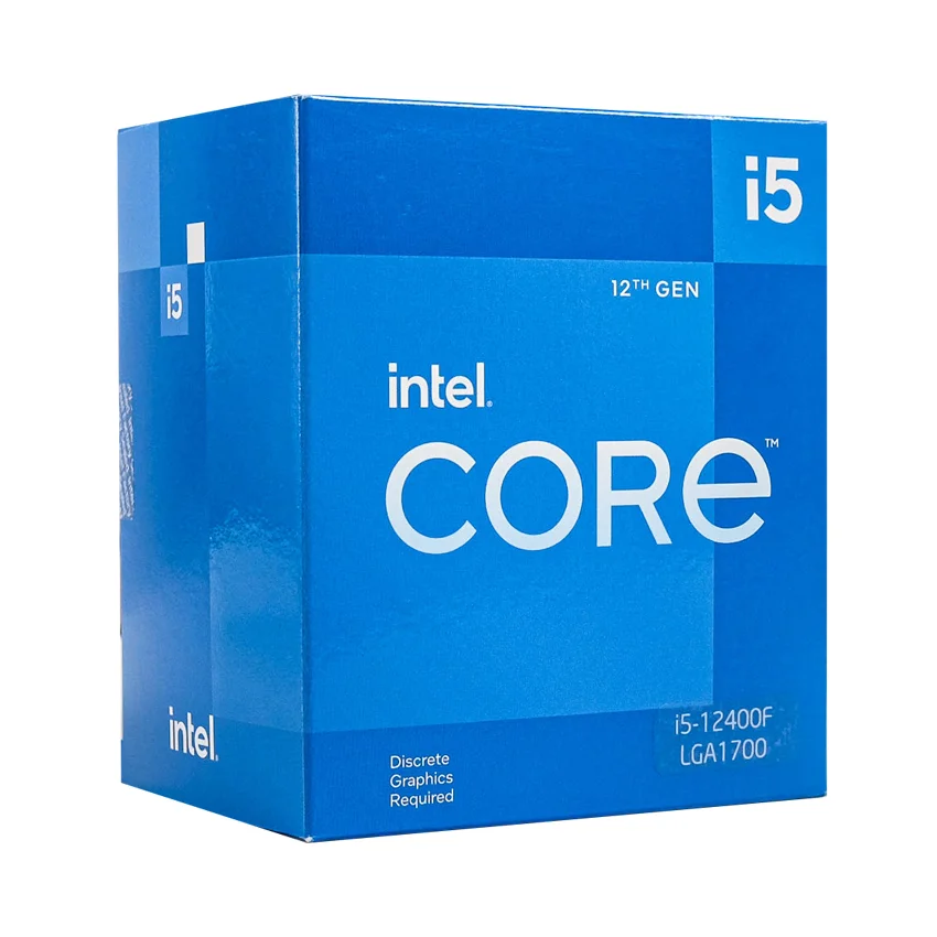 CPU Intel Core i5-12400F (Up to 4.4Ghz, 6 nhân 12 luồng)