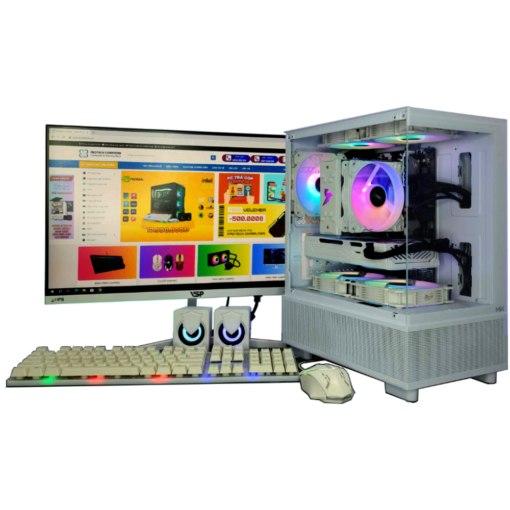 Bộ Gaming PC Vỏ Mik Aether Màn 24inch - Protech Computer