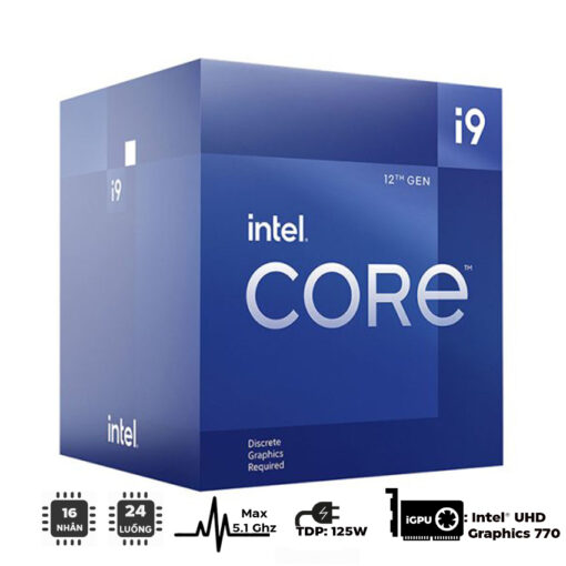 CPU Intel Core i9-12900 (16 Nhân - 24 Luồng, Up to 5.1GHz, Socket LGA 1700) Box - Protech Computer